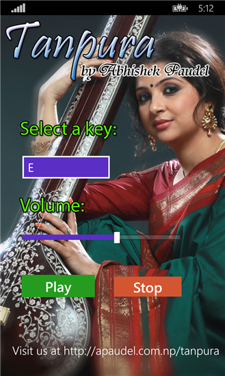 Tanpura for Windows Phone